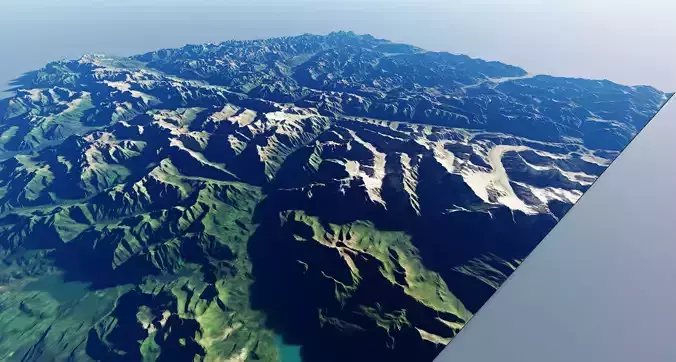 Alp Terrain 22 3D model