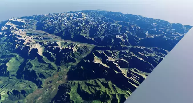 Alp Terrain 23 3D model