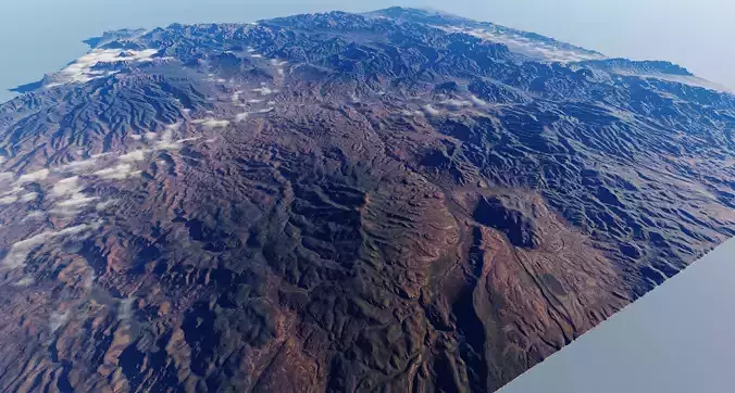 Real World Terrain  3D model