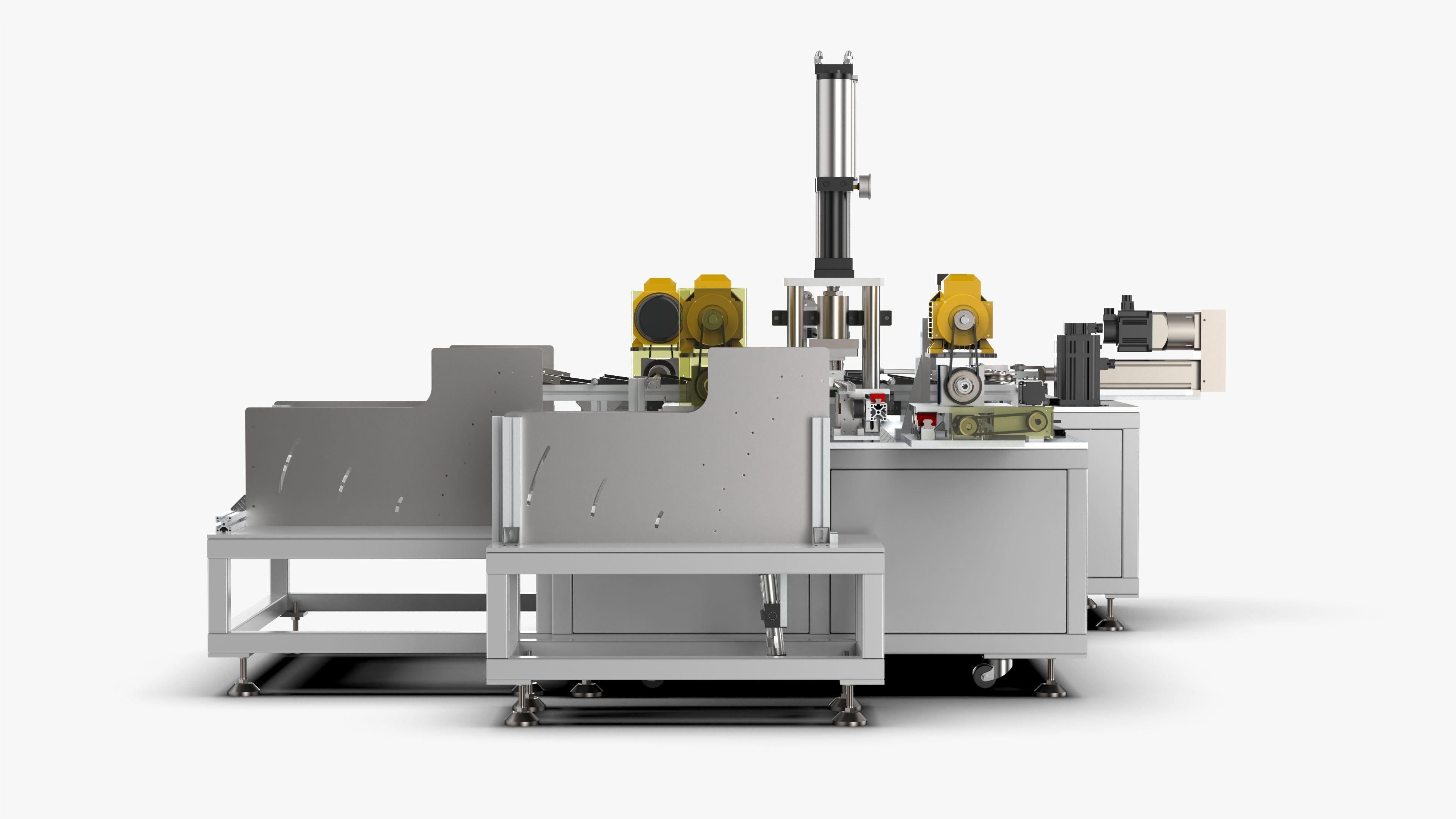 Automatic Tent Aluminum Seat Bending Machine 3D model_8