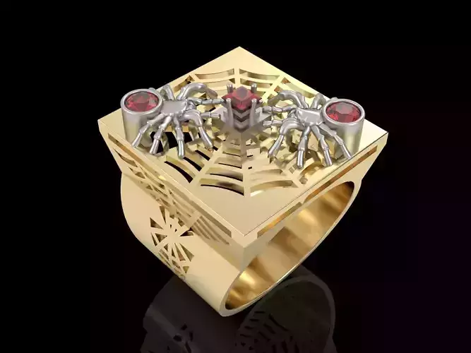 Ring Spiders 3D print model