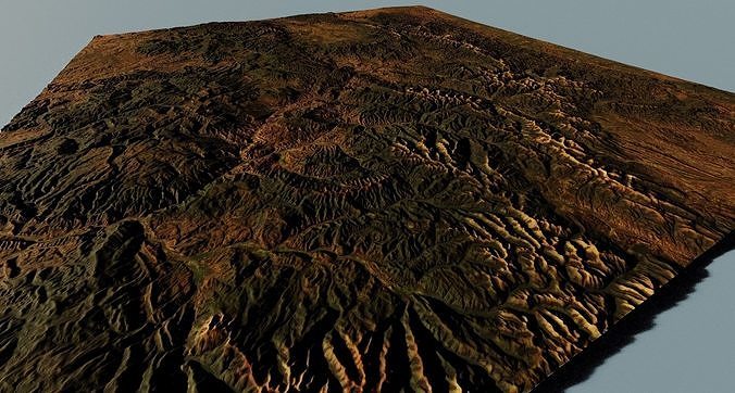 Real World Terrain 6 3D model