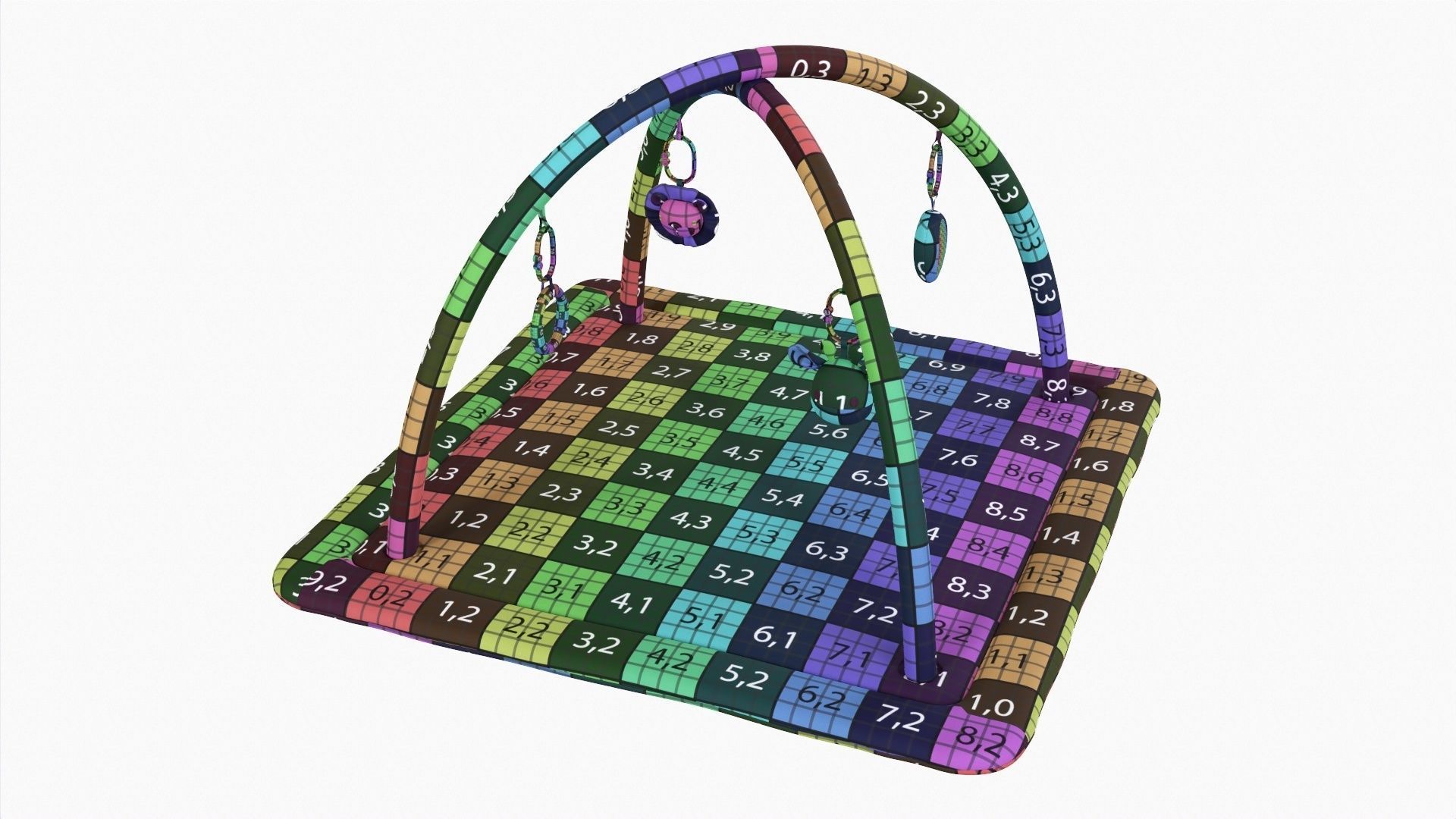 Baby room items 3D model_12