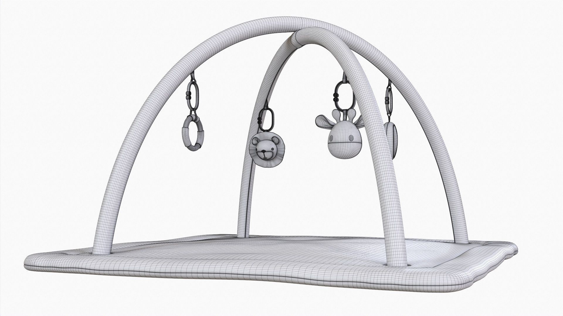 Baby room items 3D model_10