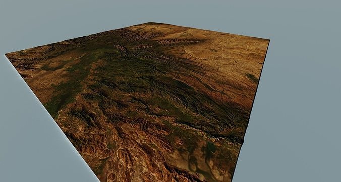 Real World Terrain 9 3D model