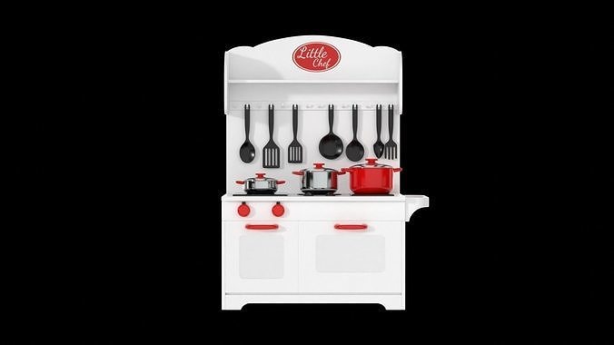 Play Kitchen Set 3D model