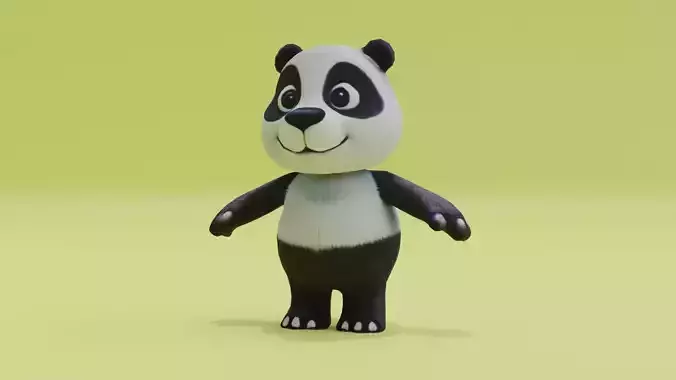Panda Character Cute Plush Toy