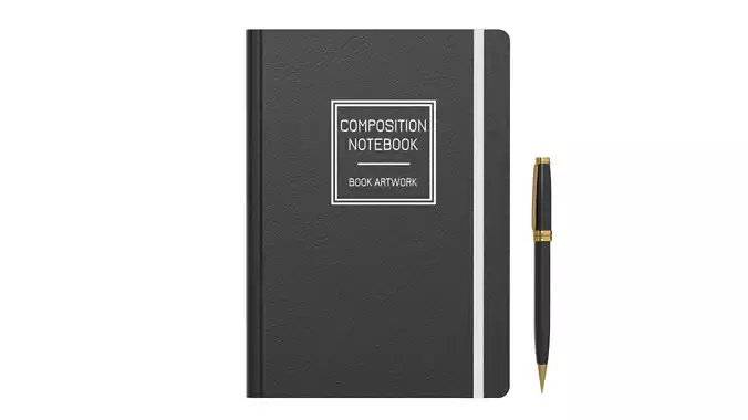 Composition Notebook 3D model