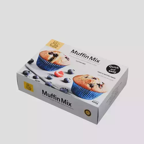 Muffin Mix  box Low-poly 3D model Muffin Mix  box Low-poly 3D model