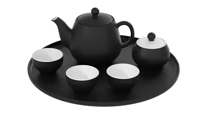 Tea Set - Black