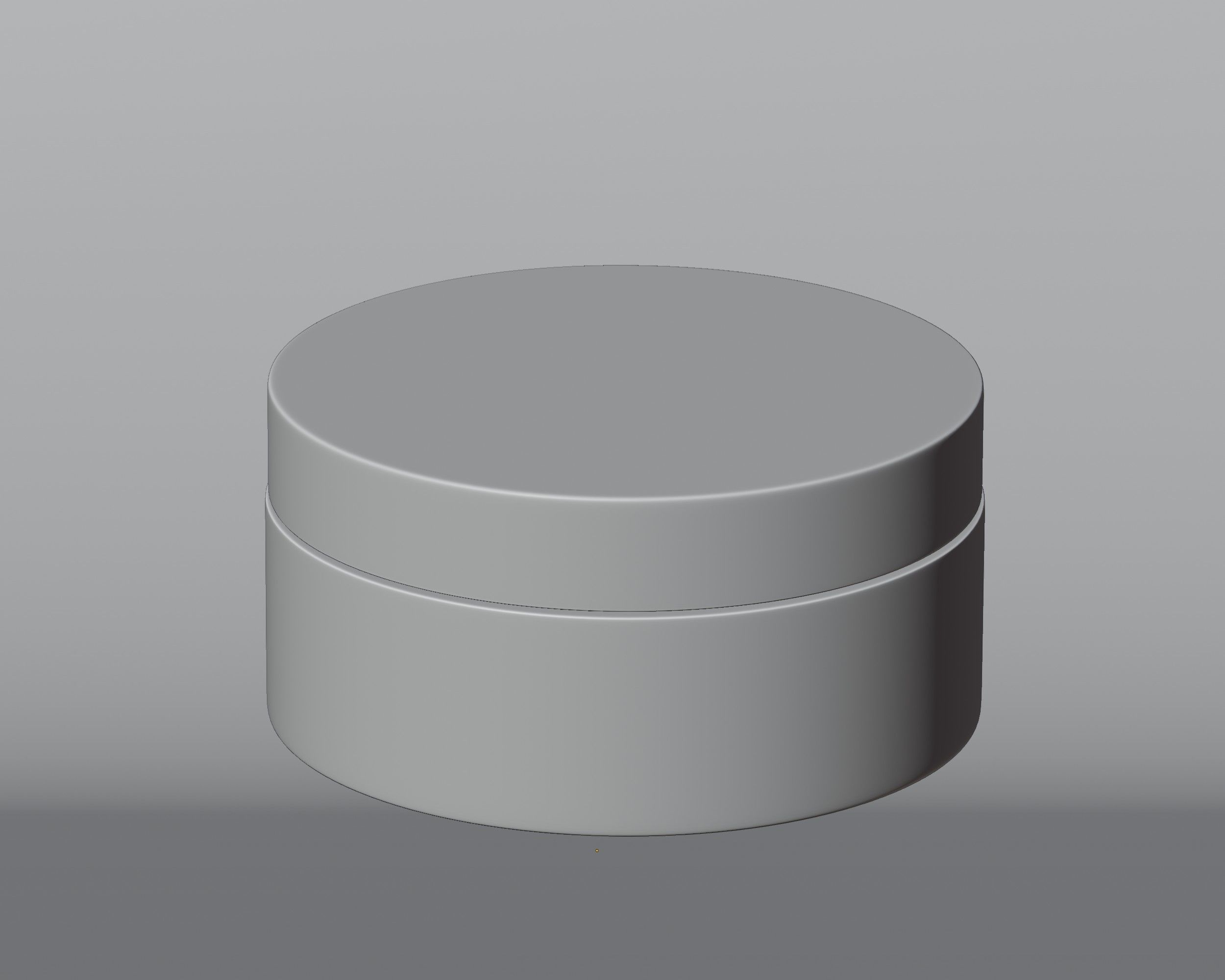 Cream jar 3d model Low-poly 3D model_7