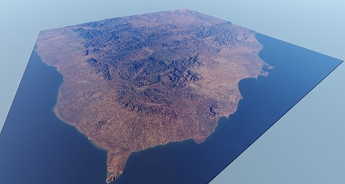 Real World Terrain 20 3D model | CGTrader
