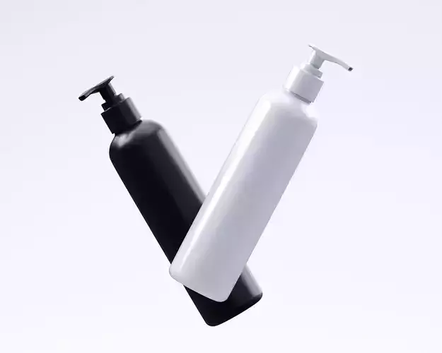 Cosmetics Pump Bottle 3d model