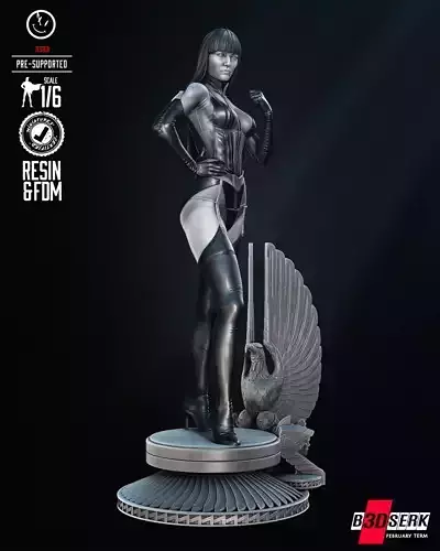 B3DSERK Silk Spectre Sculpture Tested for 3D printing
