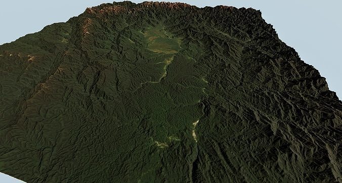 Real World Terrain 22 3D model
