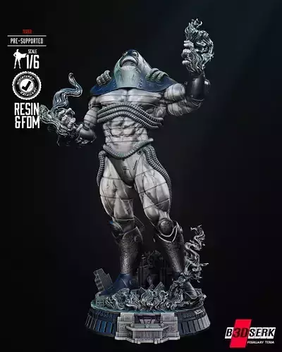 B3DSERK Antimonitor Sculpture Tested for 3D printing