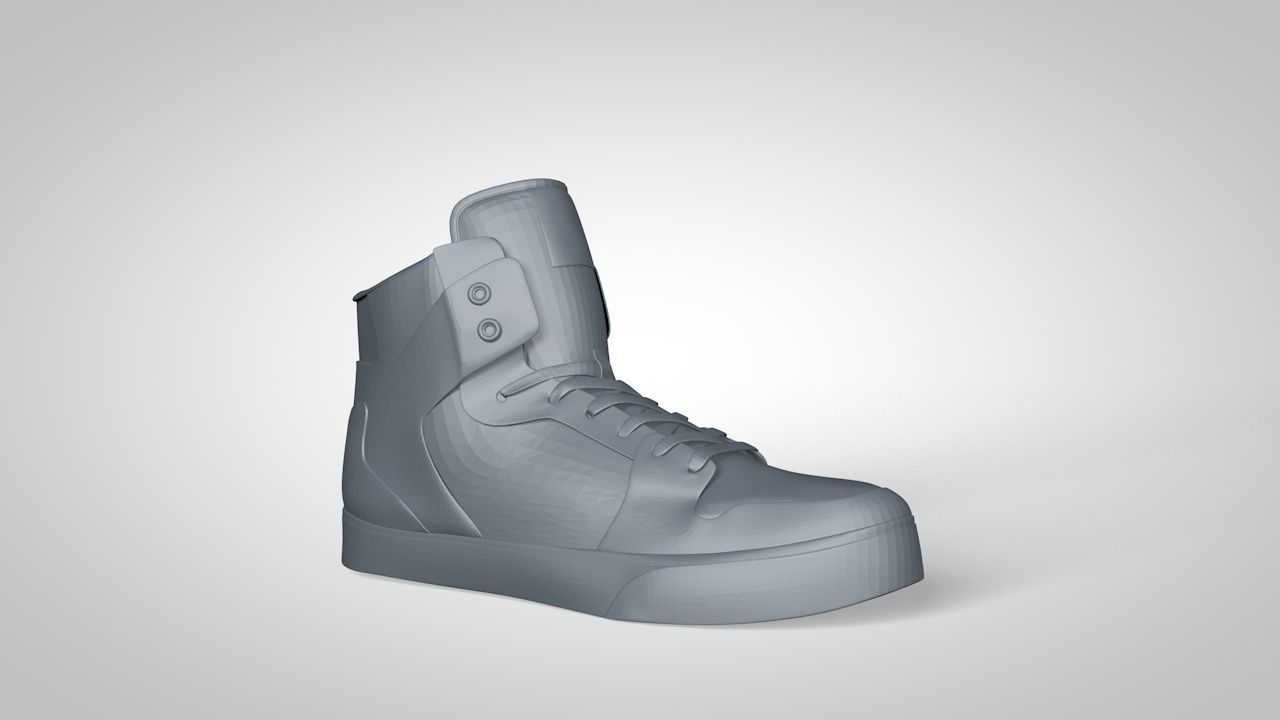 shoes stl 3D print model_3
