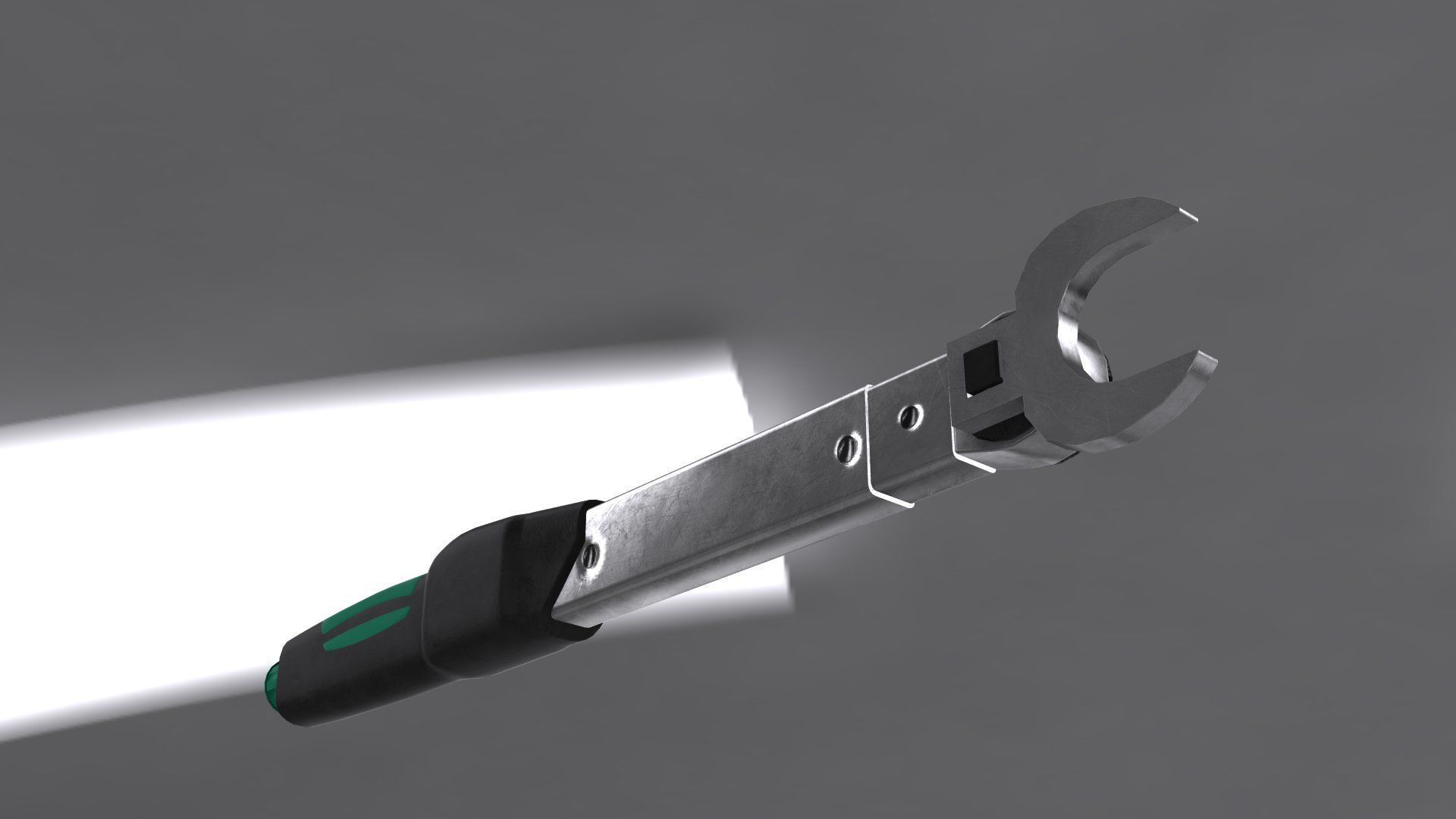 Torque Wrench Ratchet Low-poly 3D model_5