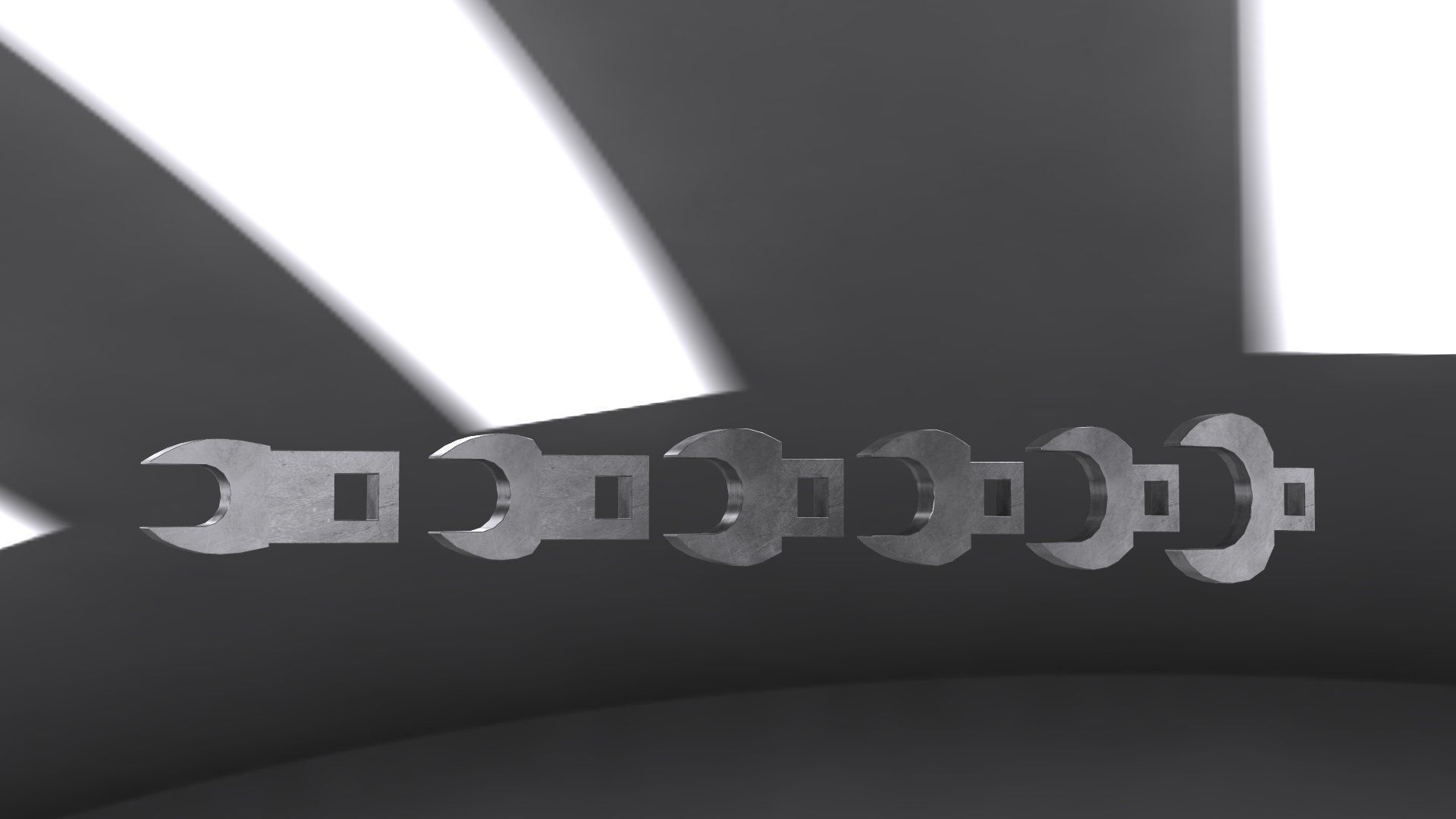 Torque Wrench Ratchet Low-poly 3D model_6