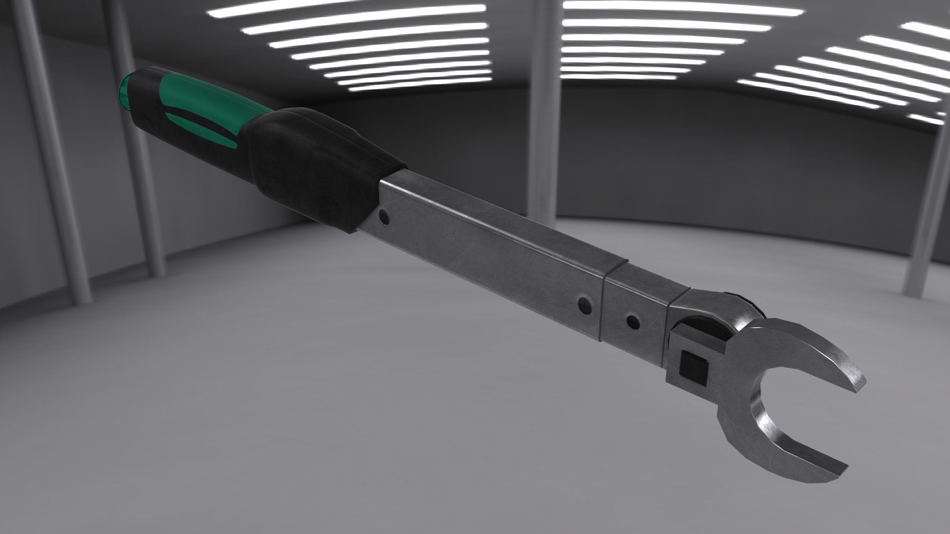 Torque Wrench Ratchet Low-poly 3D model_4