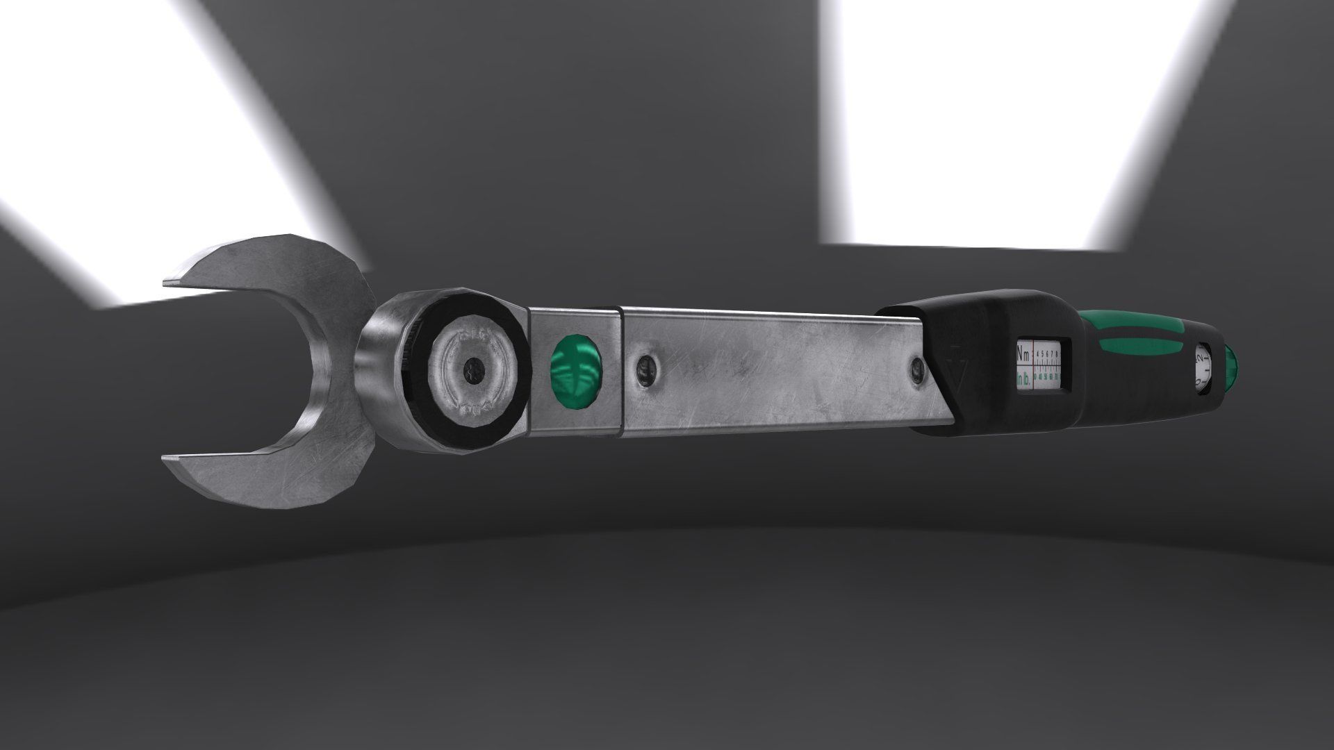 Torque Wrench Ratchet Low-poly 3D model_2