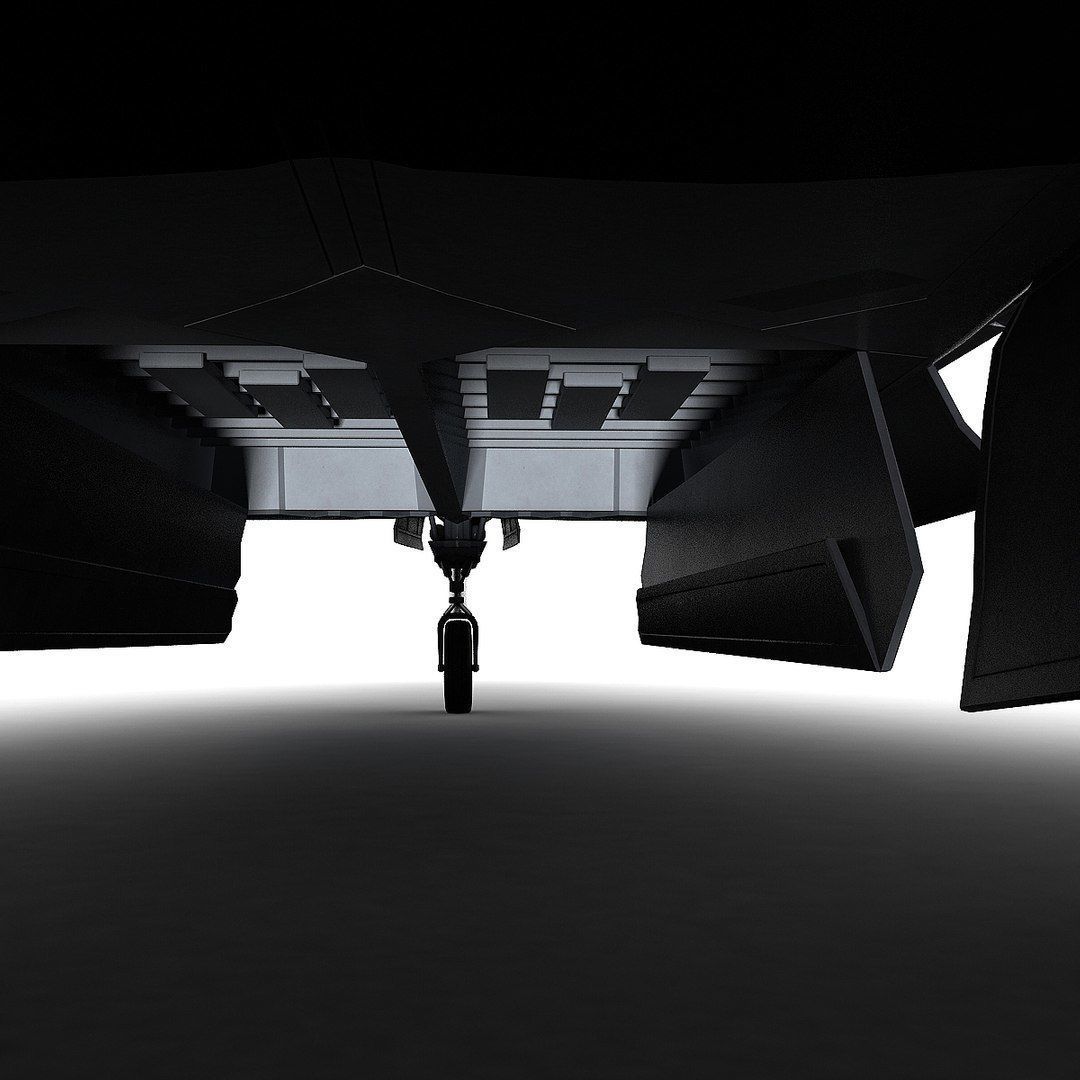 F 22 Raptor Low-poly 3D model_18