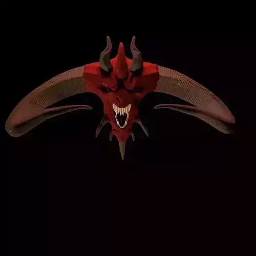 Diablo wall decoration 3D print model