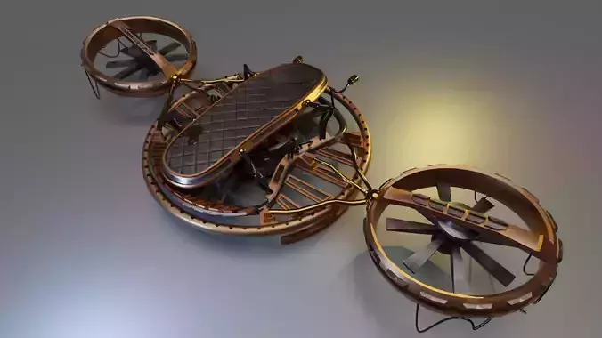 Steampunk Drone Flyboard