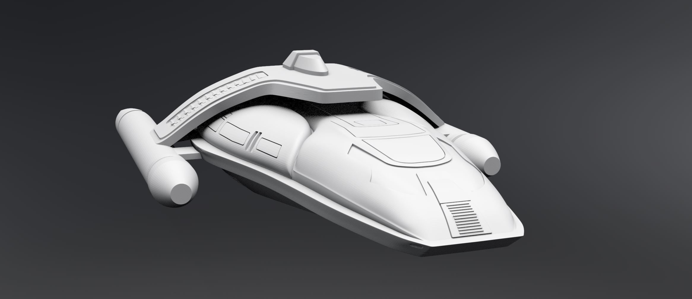 Korolev captains Shuttle scale model   3D print model_4