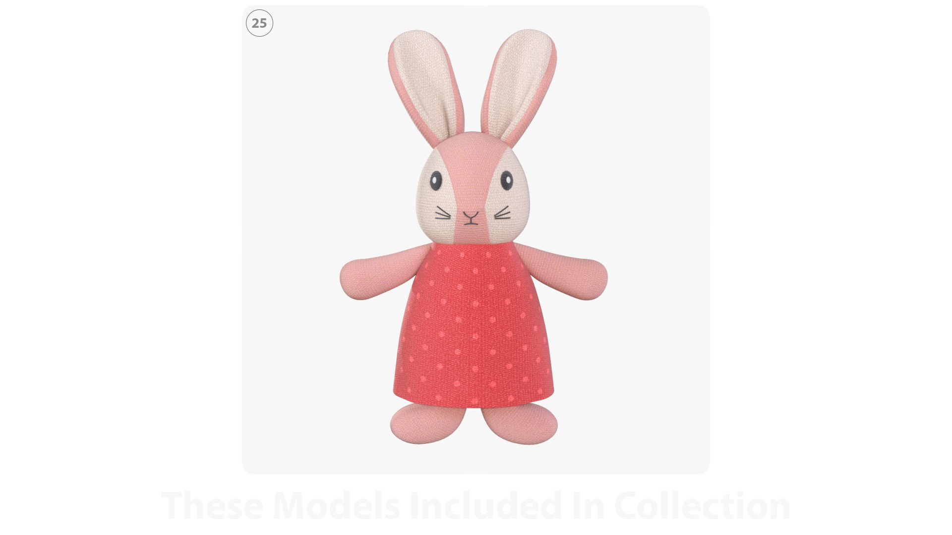 Child-girl room items 3D model_4