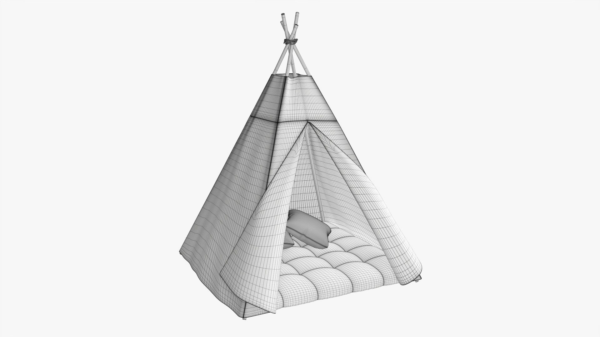 Child-girl room items 3D model_11