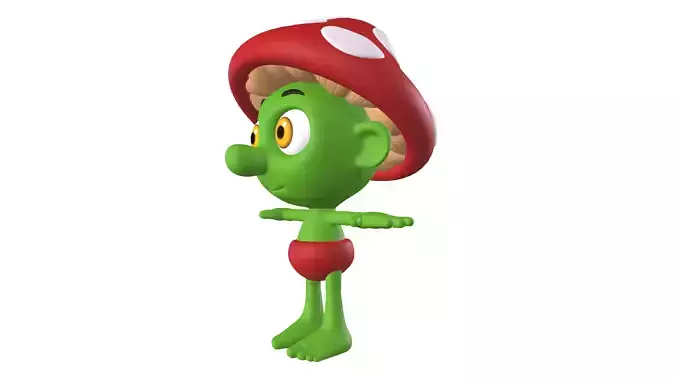 Cartoon Troll young 3D model