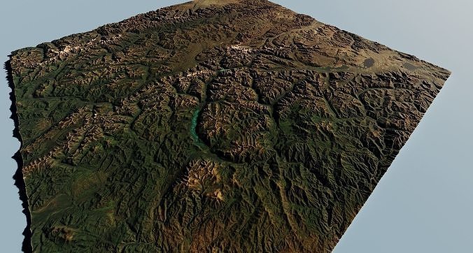 Real World Terrain 25 3D model