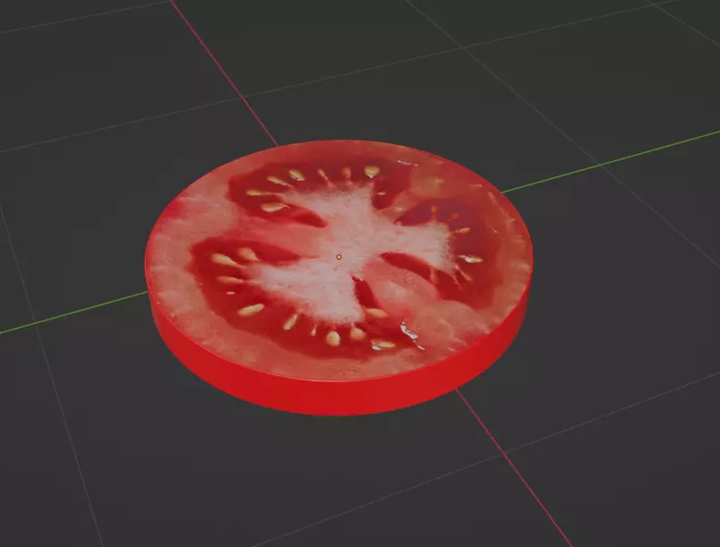 Tomato Slice Free 3D model