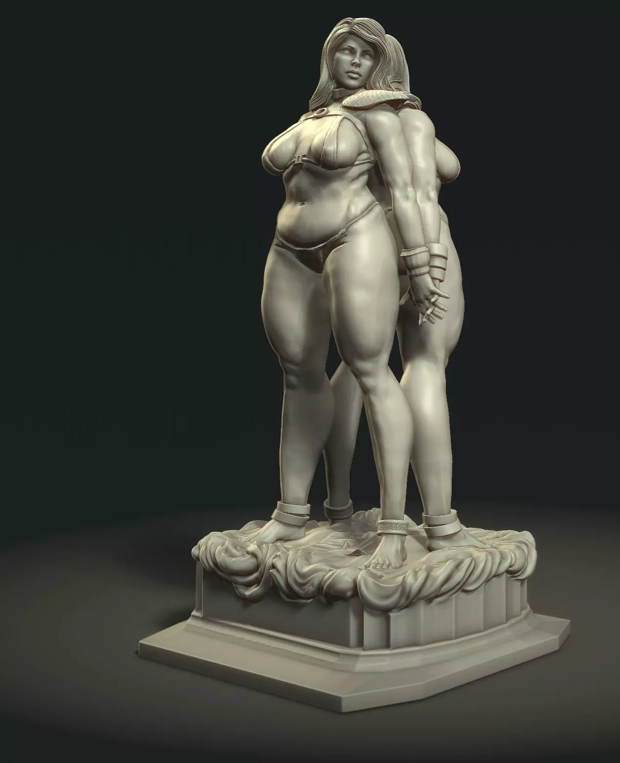 Gemini goddess 3D print model_0