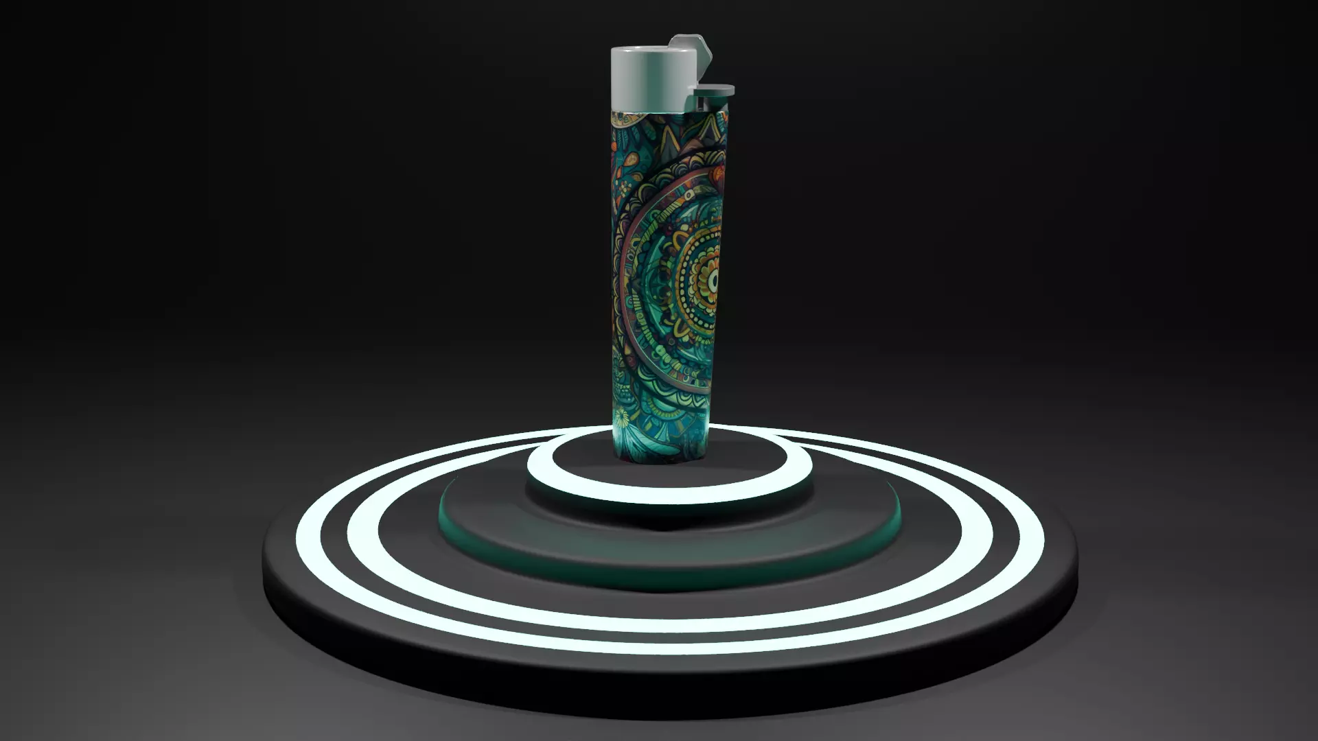 Lighter Low-poly 3D model