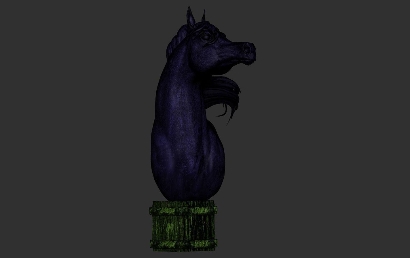 Arabian Horse Head 3D print model_18