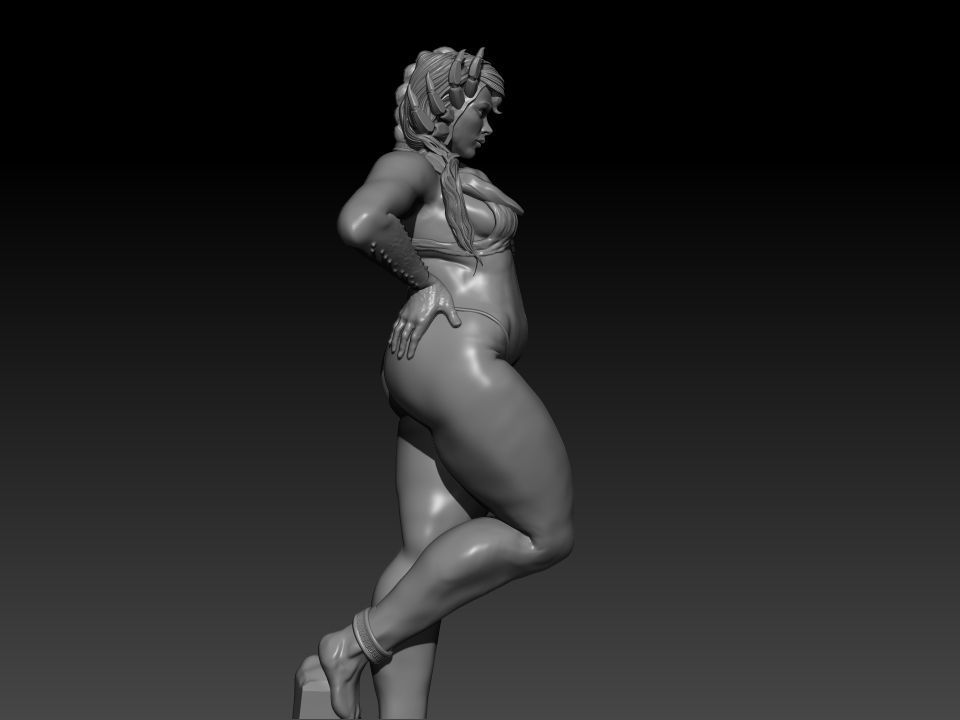goddes of Scorpion 3D print model_3