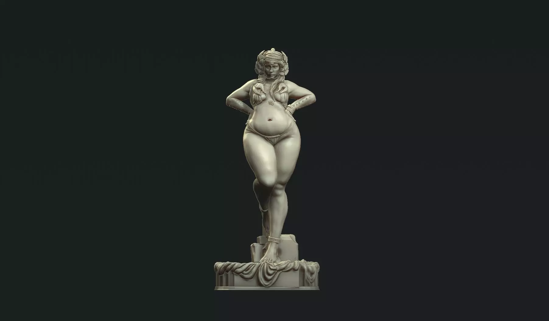 goddes of Scorpion 3D print model_0