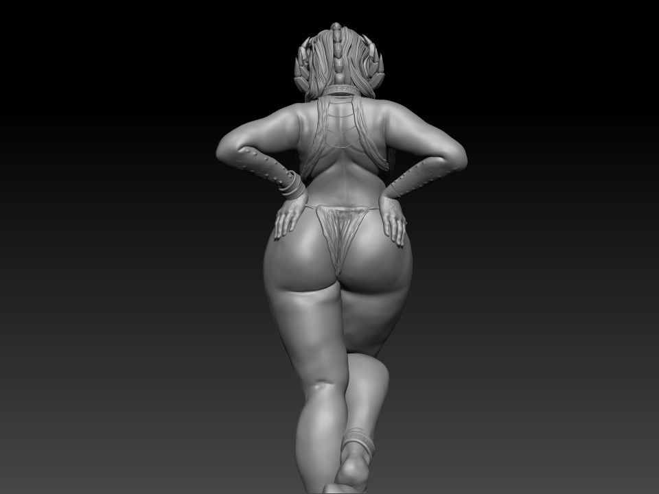 goddes of Scorpion 3D print model_4