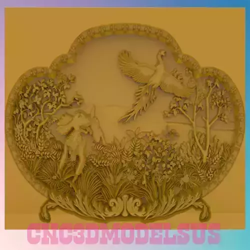 Jungle animals 3D MODEL STL FILE FOR CNC ROUTER LASER