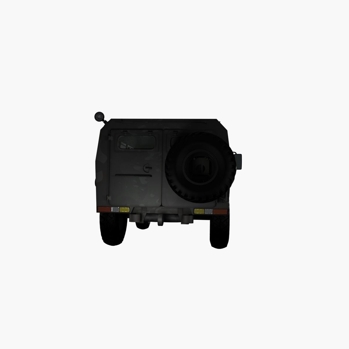 GAZ 2975 Tiger Low-poly 3D model_20