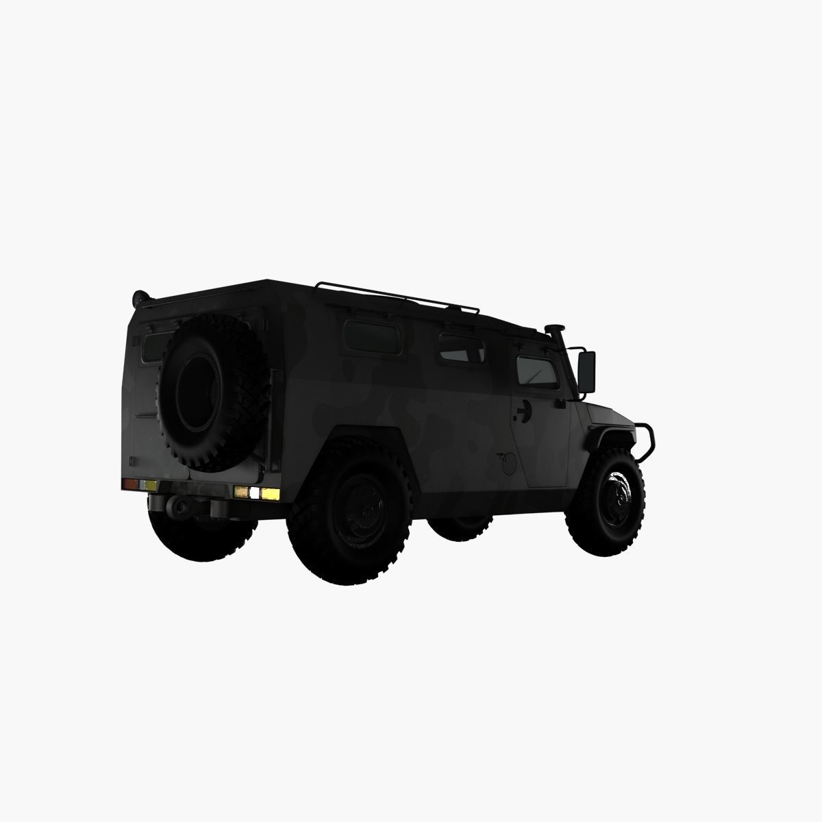 GAZ 2975 Tiger Low-poly 3D model_22