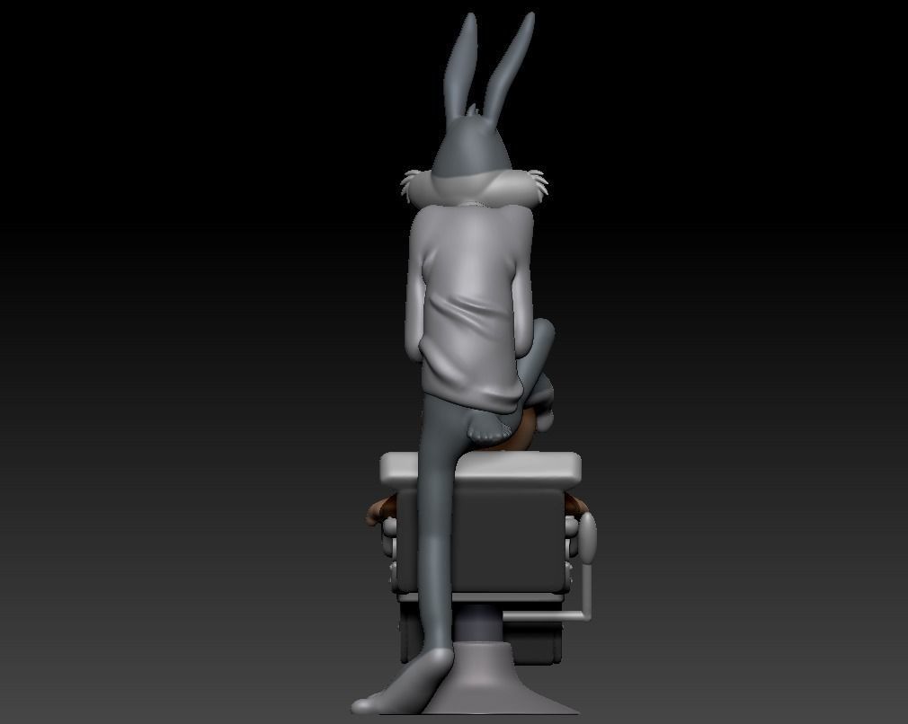 BUG BUNNY - RABBIT OF SEVILLE - PARTS AND COMPLETE  3D print model_23