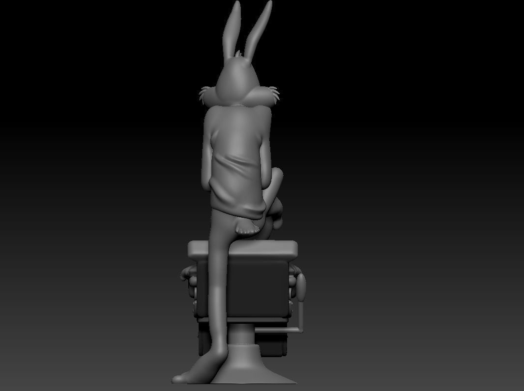 BUG BUNNY - RABBIT OF SEVILLE - PARTS AND COMPLETE  3D print model_28