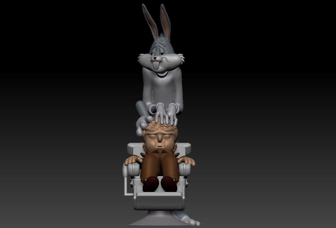 BUG BUNNY - RABBIT OF SEVILLE - PARTS AND COMPLETE  3D print model_20