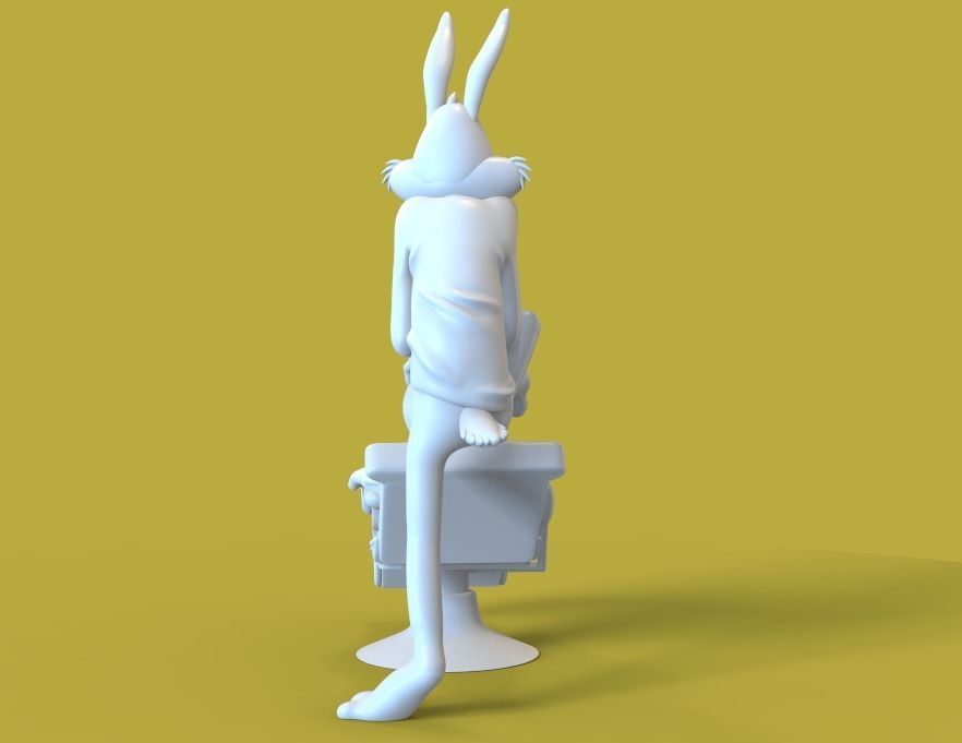 BUG BUNNY - RABBIT OF SEVILLE - PARTS AND COMPLETE  3D print model_16