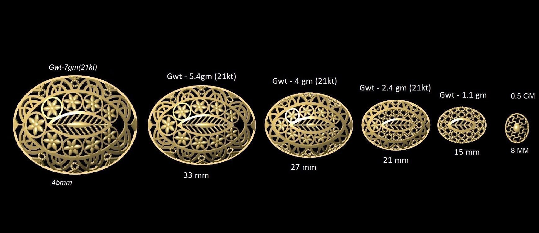 Fusion Pendant Necklace EARING CHAIN PIECE bulk 109 collection  3D print model_77