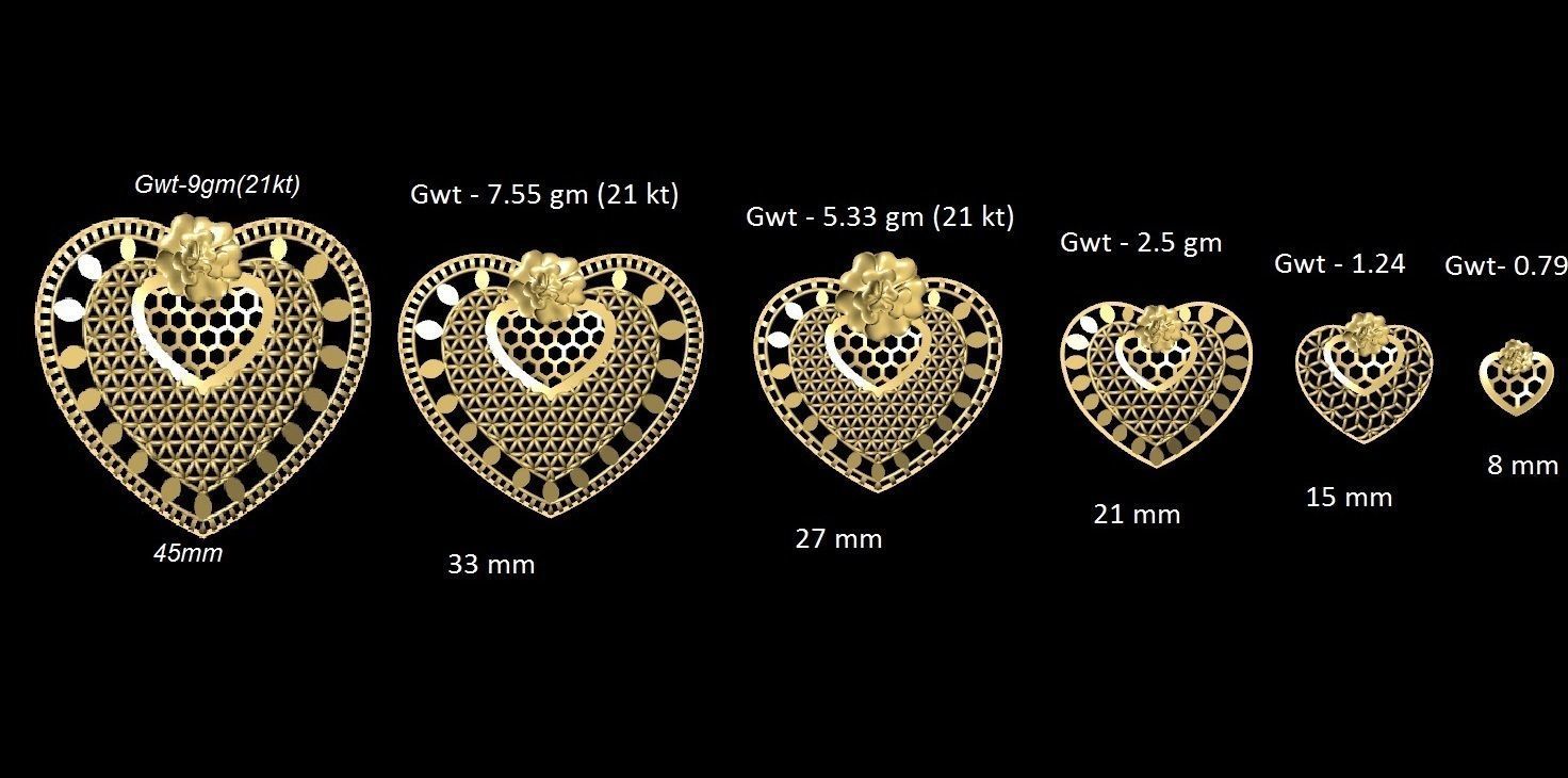 Fusion Pendant Necklace EARING CHAIN PIECE bulk 109 collection  3D print model_43