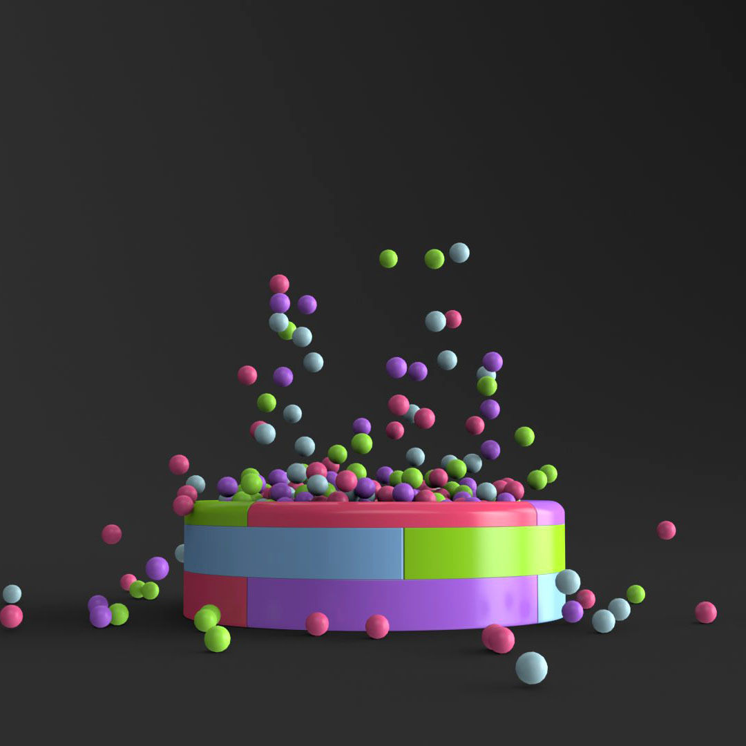 Pool Balls Animated 3D model_6